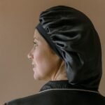 bonnet de tête en soie